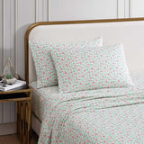 Betsey Johnson - King Bed Sheets, Fade & Wrinkle Resistant Bedding Set with Matching Sham(s), Soft & Lightweight Bedding Essentials (Flower Fun Green, King) Betsey Johnson