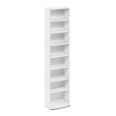 Furinno Jaya Space Saving Multimedia Storage Tower, White Furinno