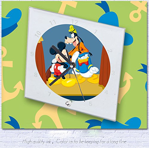 POVOKICI US Stock 20 Pack 7.8" x 7.8" Sublimation Blank Clock Glass Photo Frame with Mirror Edge POVOKICI