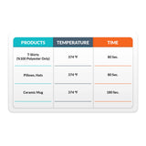 Sublimation Transfer Paper 8.5x11 inch 100 sheets, Heat Transfer Paper for Inkjet Printers, Sublimation Sheets for Light Fabrics and other sublimation blanks WoodArtSupply