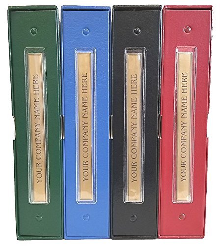 Corporate Kit (Black) - Binder, Slipcase, Minutes & Bylaws, Stock Certificates, Index Tabs & Metal Corporate Seal Hubco