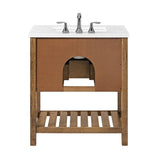 Martin Svensson Home Monterey 31" Wood Single Bathroom Vanity Natural Brown Martin Svensson Home
