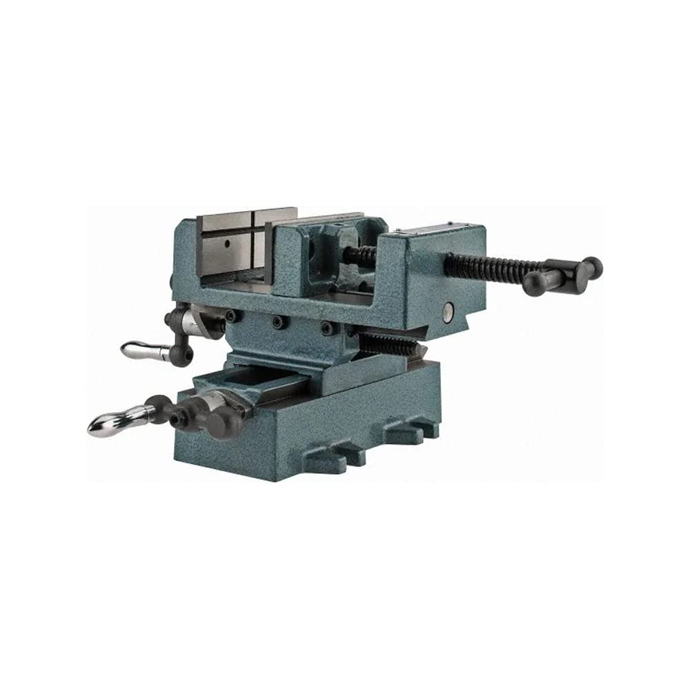 Wilton Cross-Slide Drill Press Vise, 4" Jaw Width & Max Opening, 1-3/8" Jaw Depth (Model CS4) Wilton
