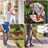 BULL-TECH 20 Volt MAX 2.0Ah Lithium Black and Decker 20V Battery,Compatible with All Power 20V Black and Decker Power+ Tools BULL-TECH