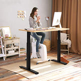 Tangkula Electric Standing Desk Frame, Height & Width Adjustable Motorized Sit Stand Desk Base, Ergonomic Single Motor Stand Up Workstation w/Memory Controller, Standing Desk Legs Tangkula