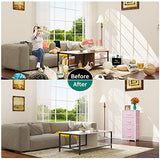 YITAHOME Dresser with 4 Drawers - Storage Tower Unit, Fabric Dresser for Bedroom, Living Room, Closets - Sturdy Steel Frame, Wooden Top & Easy Pull YITAHOME