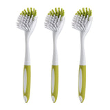 YeuDeuy Scrub Brush for Dish Kitchen Sink Pot Pan with Stiff Bristles, Yellow-Green 3pcs YeuDeuy