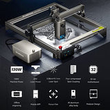 ATOMSTACK S20 PRO Laser Engraver with Air Assist Kits, Laser Class 4, 20000mW Output Laser Power, High Precision Laser Engraving Machine, Laser Cutter for Thick Wood and 0.05mm Stainless Steel ATOMSTACK