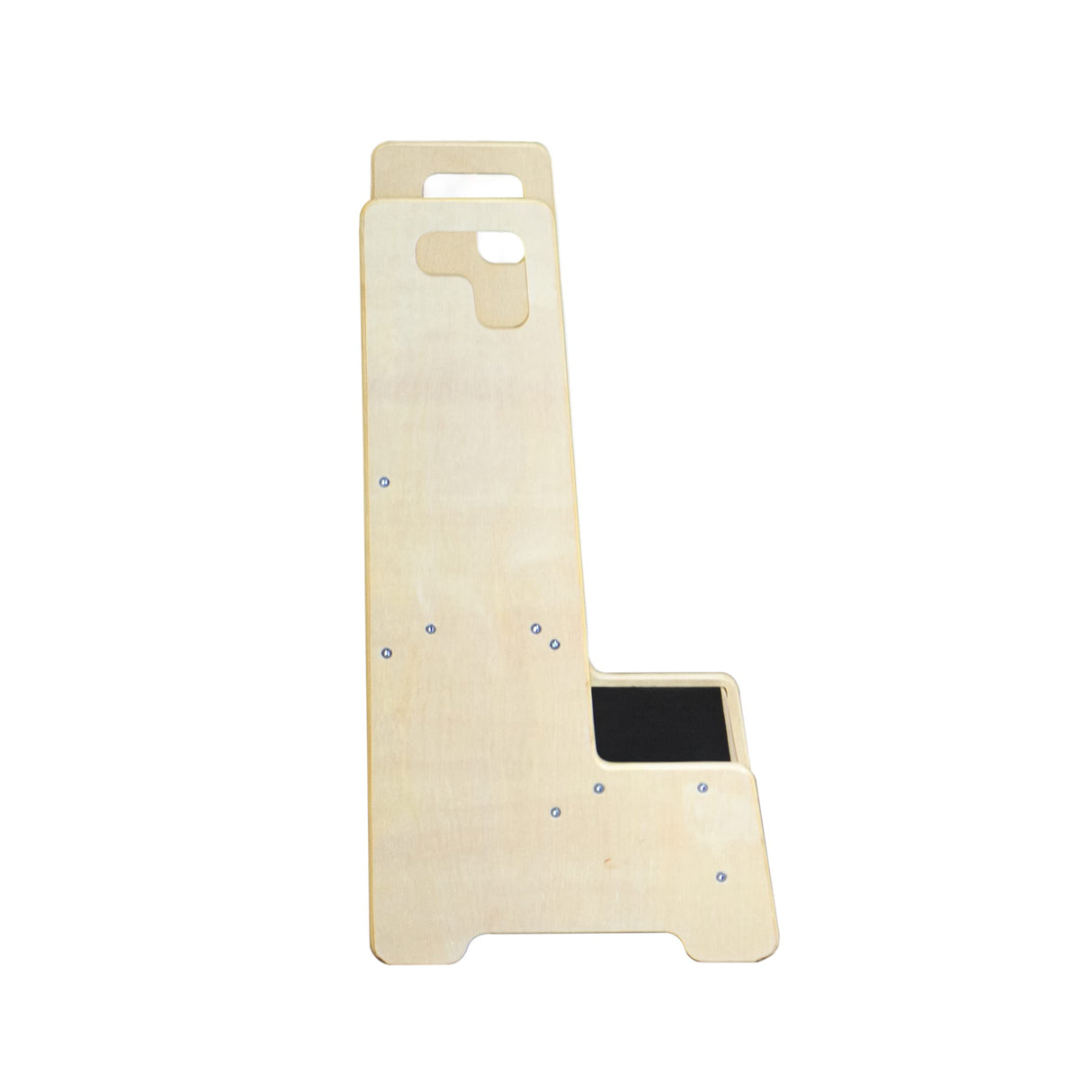 RRI Goods 2 Step Up Stool for Toddlers and Kids with Support Handles and Non Slip, Montessori Wooden Reach Up Safety Steps for Bathroom, Kitchen RRI Goods