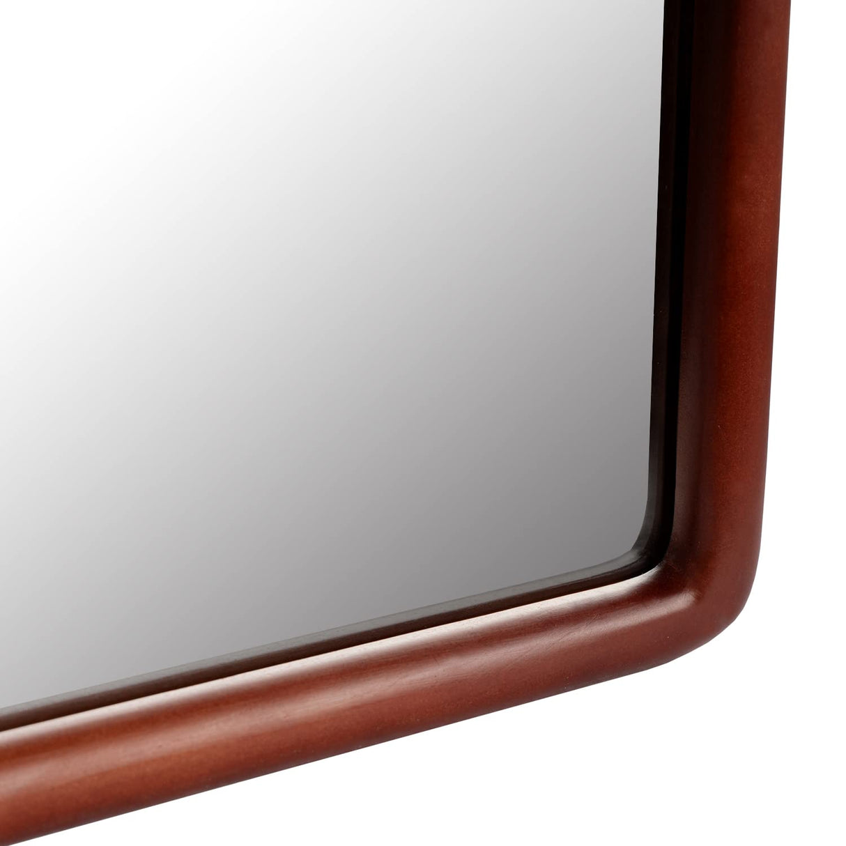 H-A Bathroom Medicine Cabinet with Mirror Solid Wood Framed Bathroom Mirror Cabinet with Storage Wall Mounted Recessed Available 16"x 24" (Brown) H-A