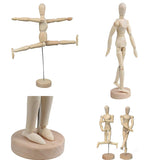 Artist Wooden Manikin Mannequin Sketching Lay Figure Drawing Model Aid Human Figure Artist Draw Painting Model Mannequin Jointed Doll for Art Drawing Human Figure UpTuoLi