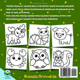 First Coloring Book for Toddlers: Animals Around Us: Large Pages for Kids One and Two Years Old: 54 Pictures, Simple Big and Easy Drawing Activities ... Books Ages 1-3: Little Artist's World) WoodArtSupply