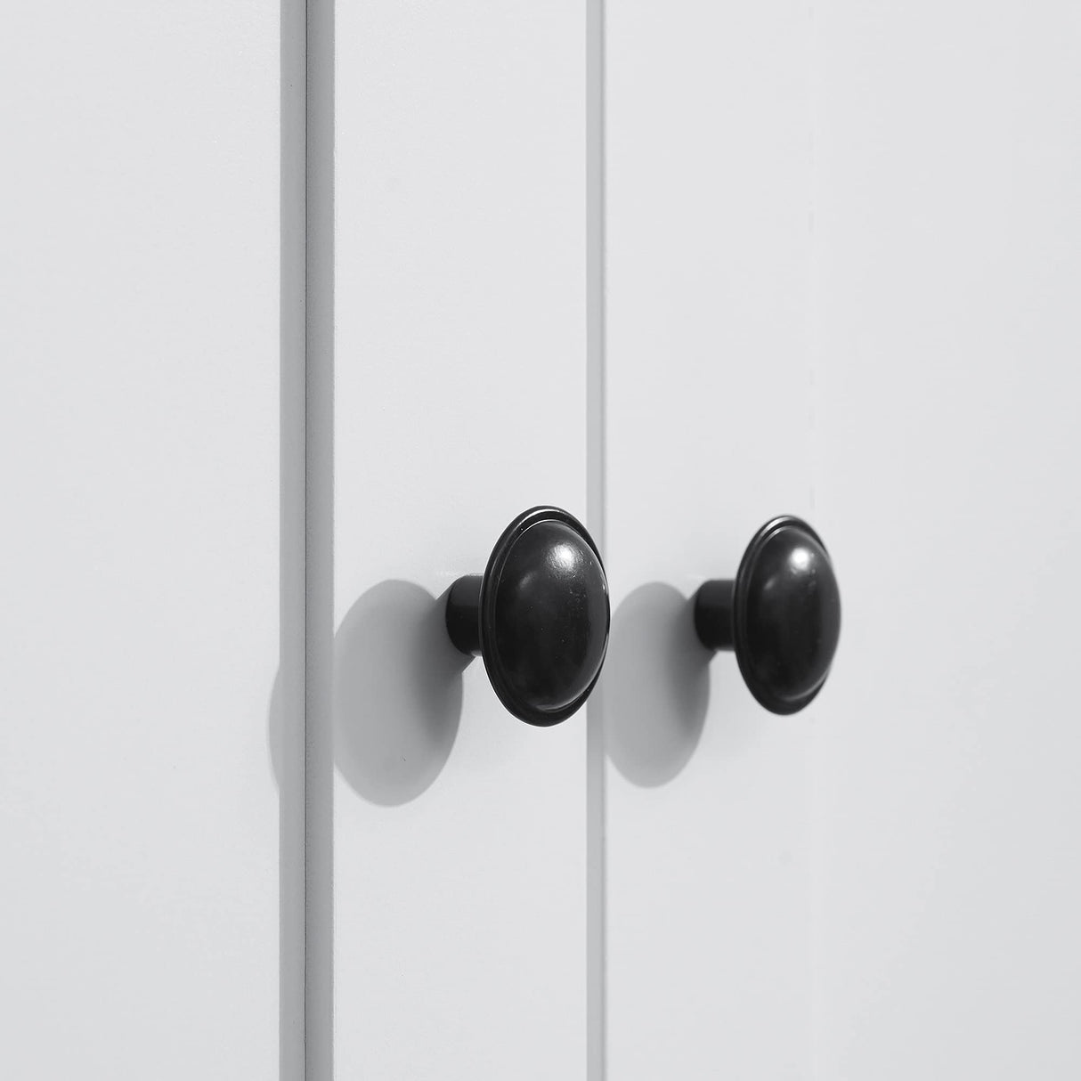 HOMCOM 72.5" Kitchen Pantry Cabinet, Traditional Freestanding Storage Cabinet with 4 Doors, Drawer and 3 Adjustable Shelves for Dining Room, White HOMCOM