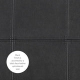 Linon Claridge Bar, Black Stool, 32" X 18.75" X 13" Linon