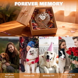 Custom Pet Fur Keepsake, Dog Fur Keepsake, Personalized Pet Hair Memorial Keepsake Bottle, Dog Hair Keepsake with Engraved Name Text Icon for Fur, Whiskers or Ashes (Heart)