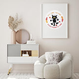 Louise Maelys Cute Cat Embroidery Kits for Beginners with Funny Animal Pattern,Adults Starter Cross Stitch Kit DIY Needlepoint Everything is Fine