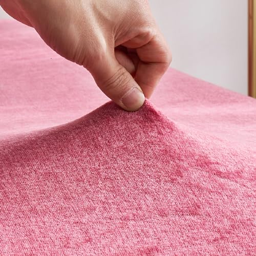 YASMENG Extra Soft Wine Red Velvet Plush Fitted Sheet Twin Size with 16” Deep Pocket, Warm Luxury Single Fitted Sheet Only for Fall Winter Spring, Fuzzy Flannel Fleece Mattress Protector Cover YASMENG