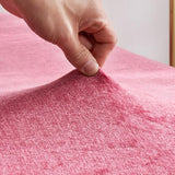 YASMENG Extra Soft Wine Red Velvet Plush Fitted Sheet Twin Size with 16” Deep Pocket, Warm Luxury Single Fitted Sheet Only for Fall Winter Spring, Fuzzy Flannel Fleece Mattress Protector Cover YASMENG