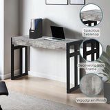Convenience Concepts Monterey Console Table 49.5" - Modern Narrow Sofa Display Accent with Storage Shelf for Contemporary Living Room, Entryway, Hallway, or Bedroom, Faux Birch Convenience Concepts