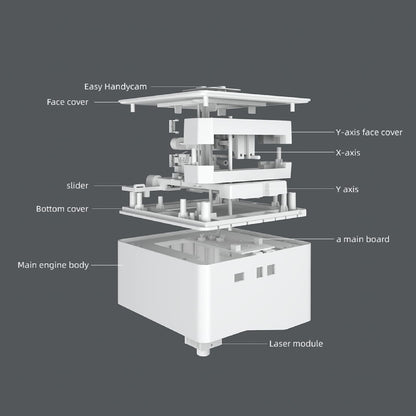 FONLAND DJ6 Entry Laser Engraver DJ6 Engraver for Wood Fabric Non-metal and Non-glass,Portable Desktop Laser Engraver Machine for DIY - WoodArtSupply