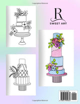 Sweet Treats Coloring Book: Featuring Wedding Cakes: A Cute and Aesthetic Wedding Cake Coloring Book for Adults and Teens with Bold, Easy, and Simple ... Book Series for Cake Lovers & Creatives) WoodArtSupply