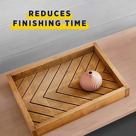 Minwax PolyShades Wood Stain + Polyurethane Finish – ½ Pint, Classic Black, Satin Minwax
