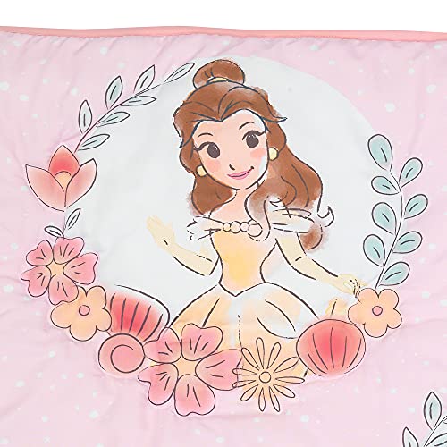 Lambs & Ivy (LAMCR) Disney Princesses Nursery Baby Crib Bedding Set, Pink, 3 Count Lambs & Ivy