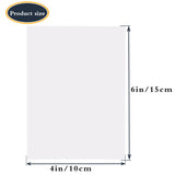 Ubramac 8 Pcs Aluminum Sublimation Photo Blanks Metal Sublimation Photo Blanks, 0.4mm Thickness Aluminum Photo Sign Blank Metal Wall Photo Frame Blank for Sublimation Printing4x6 Inch Ubramac