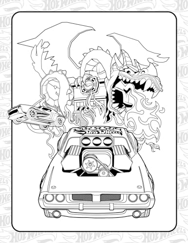Hot Wheels: Giant Coloring Book WoodArtSupply