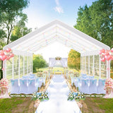COBIZI 20x30 Outdoor Heavy Duty Party Tent Wedding Canopy with Removable Sidewalls & Storage Bags, Carpas para Fiestas Large Commercial Event Shelter for Patio, Garden UV50+ Waterproof White COBIZI