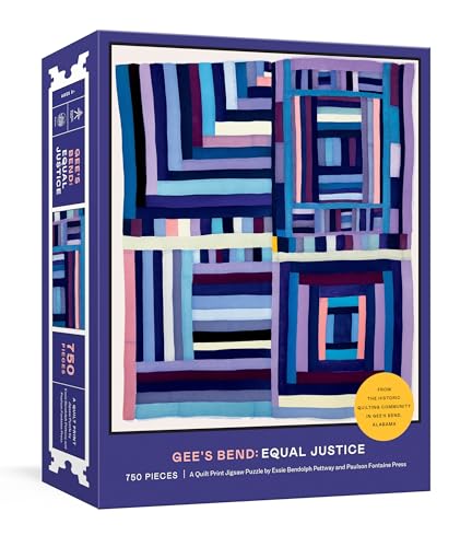 Clarkson Potter Gee's Bend: Equal Justice: A Quilt Print Jigsaw Puzzle: 750 Pieces Jigsaw Puzzles for Adults Clarkson Potter
