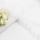 Christmas Tree Skirt - 48 Inches White Christmas Tree Skirt, High-End Soft Classic Fluffy Faux Fur Tree Skirt for Xmas Tree Decorations and Ornaments TOBEHIGHER