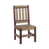 DutchCrafters 9-Piece Outdoor Patio Poly Dining Set, 96" Rectangle Table with 8 Dining Height Chairs for Outside Eating, Gathering, Entertaining - Amish Made in USA (Weatherwood on Brown) DutchCrafters