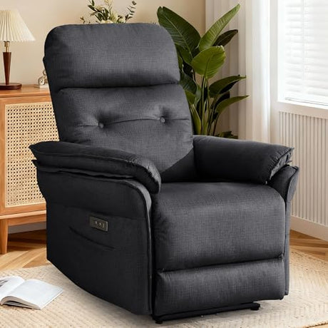 Korser Power Zero Gravity Recliner Chairs for Adults, Wall Hugger RV Recliner with USB & Type-C Charging Ports, Electric Power Recliner Chair for Living Room Home, Theater Seating, Bedroom Korser