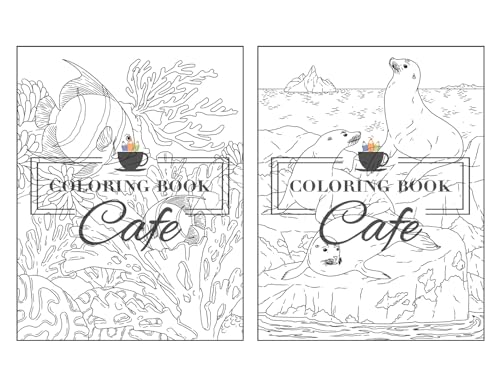 Ocean Life Coloring Book for Adults: Beautiful Ocean Wildlife Designs with Whales, Dolphins, Turtles, Tropical Fish and More WoodArtSupply
