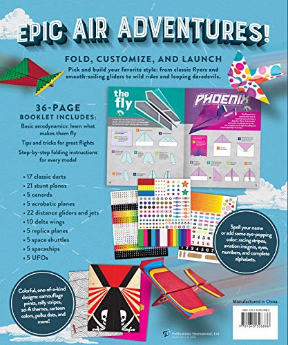 Fold and Fly Paper Airplane Kit Publications International, Ltd.