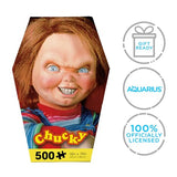 AQUARIUS Chucky I'm Your Friend 500pc Puzzle (500 Piece Jigsaw Puzzle) - Glare Free - Precision Fit - Officially Licensed Chucky Movie Merchandise & Collectibles - 14x19 Inches AQUARIUS