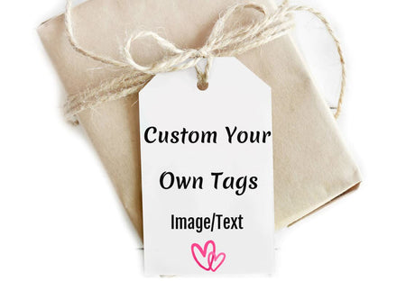 120 Pack Custom Paper & Kraft Tags,Gift Tags,Personalized Bridal,Birthday Celebrating Hang Labels Tag with Twine Amerixun