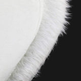 Konsait Plush Christmas Tree Skirt - Round Snow White Xmas Tree Mat Base Cover for Holiday Home Decorations,31Inch/78CM Konsait
