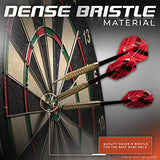 Franklin Sports Bristle Dart Board - Professional Steel Wire Dartboard - Regulation Sized 18" Inch Steel Tip Darts Board - Self Healing Sisal Dartboard for Adults Franklin Sports