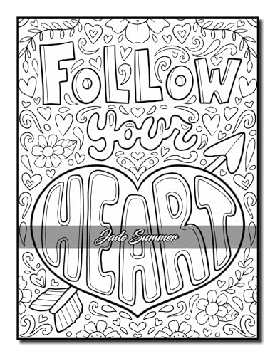 Positive Quotes: An Inspirational Coloring Book for Adults, Teens, and Kids with Positive Affirmations, Motivational Sayings, and More! (Inspirational Coloring Books) WoodArtSupply