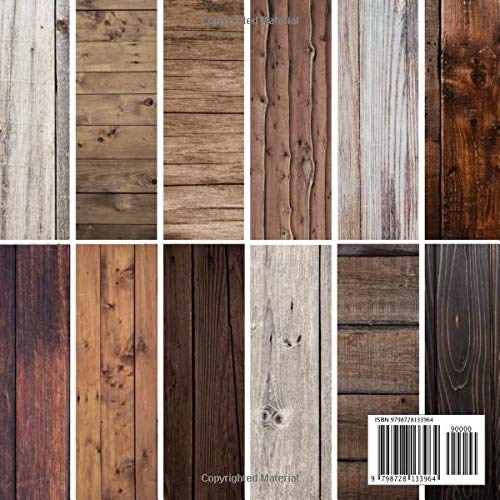 Wood Grain Scrapbook Paper: Pattern Paper Double Sided Craft Paper for Card Making, Origami, Art Craft Projects and Scrapbook Journal 24 Paper Craft Sheets - WoodArtSupply