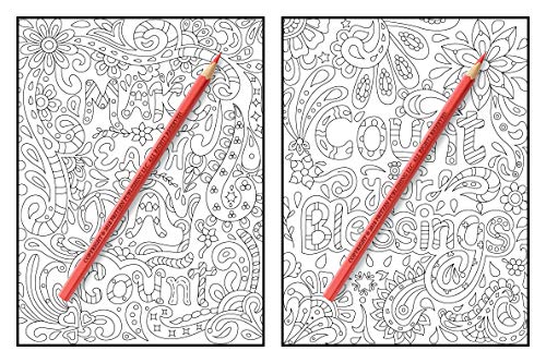 Inspirational Quotes: An Adult Coloring Book with Motivational Sayings and Positive Affirmations for Confidence and Relaxation WoodArtSupply