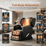 Massage Chair Full Body 2025 Upgraded Zero Gravity Recliner with Heat, 10 Fix Points, Airbag, Touch Screen, Footrest, Shiatsu Massage Chair Full Body for Parents Seniors Casaphoria