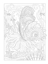 Creative Haven Butterflies Flights of Fancy Coloring Book (Adult Coloring Books: Insects) Dover Publications