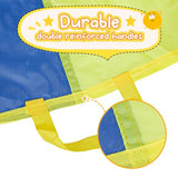Sonyabecca Parachute Kids Play 12 Feet with 12 Handles for 8 12 Years Game, Kids Party Game Sonyabecca