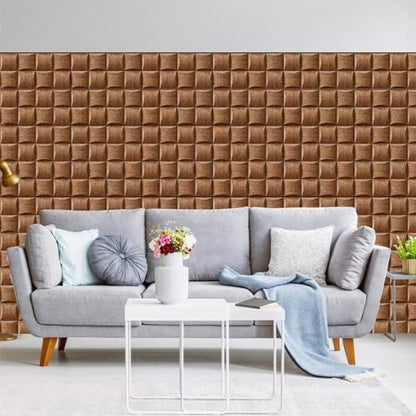 szgwtk 3D Wall Panels,3D Wallpaper Peel and Stick,3DWall Paneling,Art WallPanels,Waterproof Self Adhesive Decorative Wall Panels Living Room Wall Decoration 30 * 30cm(10pcs/Pack) (Wood-Grain) - WoodArtSupply