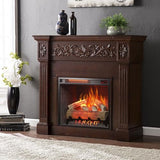 Innoflame 23" Realistic Electric Fireplace Insert with Remote Control - 4-Color Adjustable Flames, 9H Timer, Low Noise, Overheat Protection, 1500W (23"x19.7") Innoflame