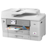 Brother MFC-J6955DW INKvestment Tank Color Inkjet All-in-One Printer with Wireless, Duplex Printing, 11” x 17” Scan Glass and Up to 1-Year of Ink in-Box,White Brother