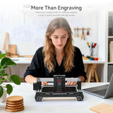 ATOMSTACK Swift Laser Engraver 3W for Beginners Swift Laser Cutter Machine Desktop Fully Pre-Assembled 135×145mm Area, 0.04mm High Precision DIY Wood, Leather, Crafts, Acrylic, Gifts, 3000mW ATOMSTACK